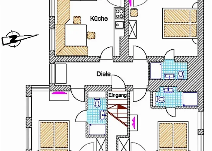 Haus Tasser شقة *